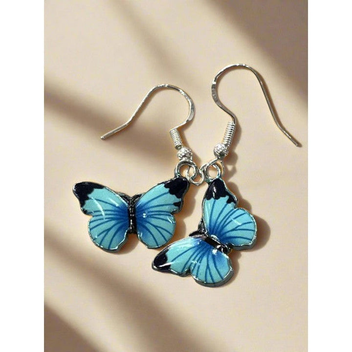 Delicate Charm: Nickel-Free Butterfly Earrings