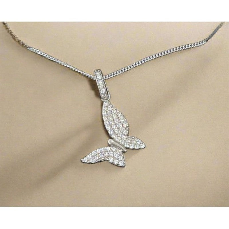 Elegance in Flight: The Sterling Silver Butterfly Necklace