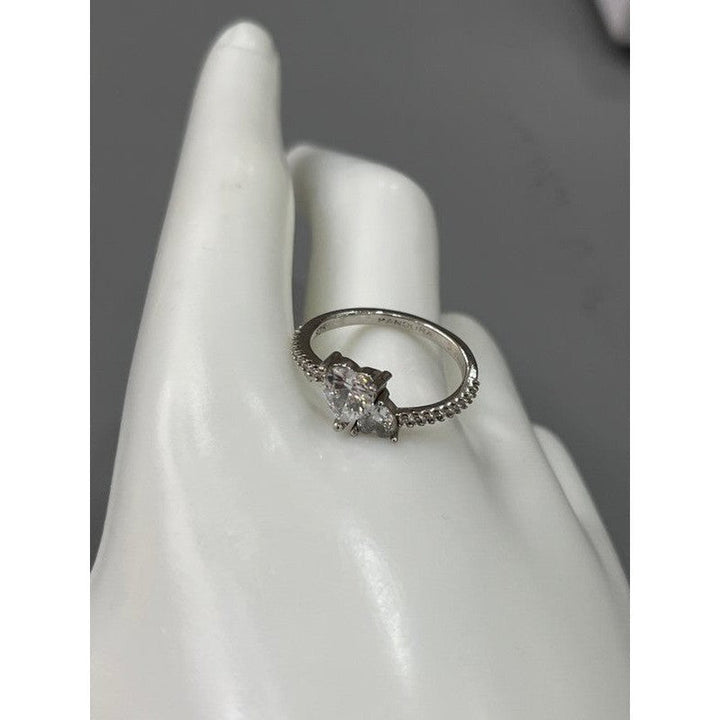 Eternal Love: Sterling Silver Heart Ring