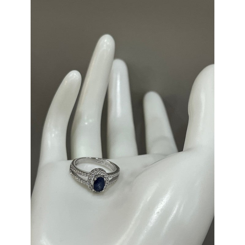 Exquisite Sterling Silver Rings with Zirconia, Sapphire, Ruby, and Emerald Stones