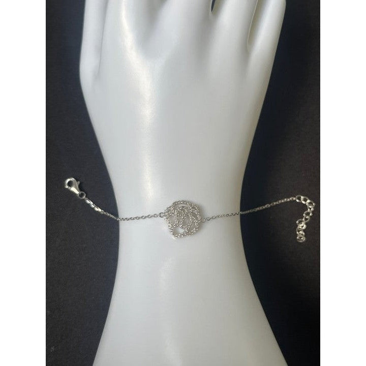 Flower Harmony Sterling Silver Bracelet