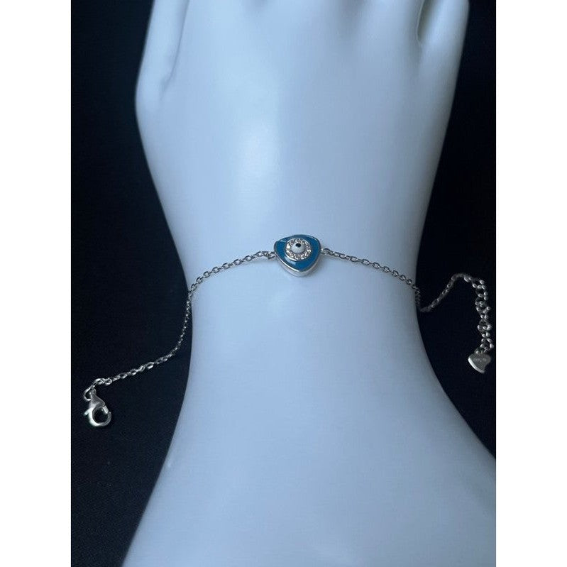 Geometric Evil Eye Bracelet