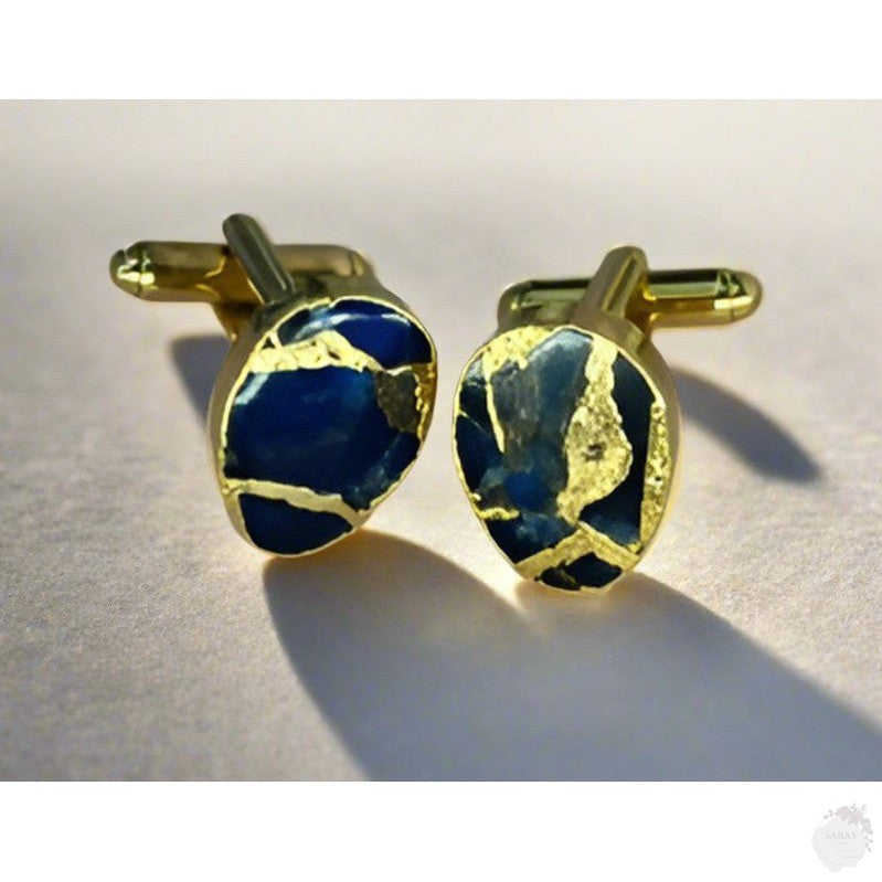 Golden Cufflinks Elegance