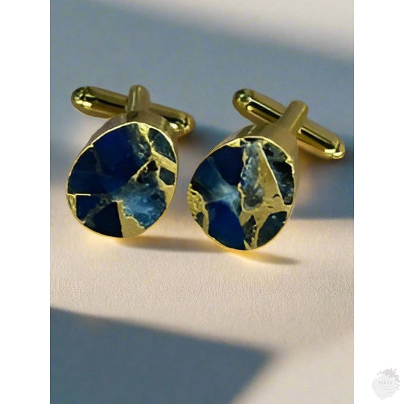 Golden Cufflinks Elegance