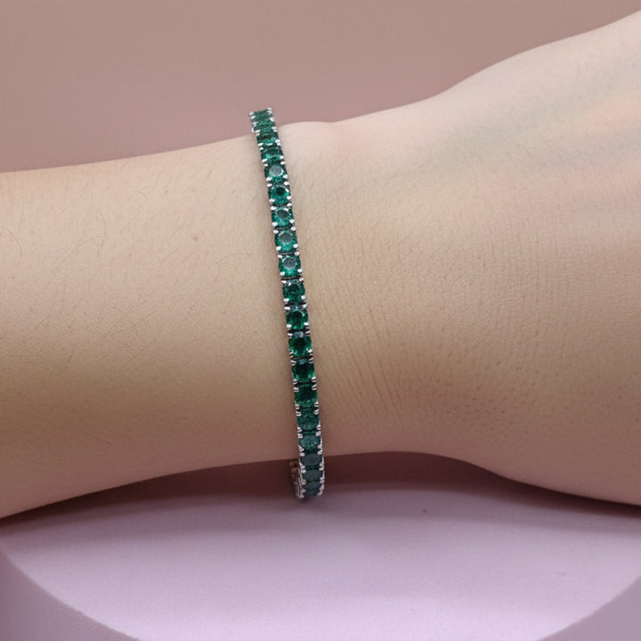 Sterling Silver CZ Tennis Bracelet