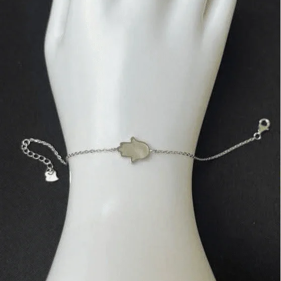 Sterling Silver Hand Bracelet – A Unique Symbol of Strength and Protection - Saras Beads & Jewellery