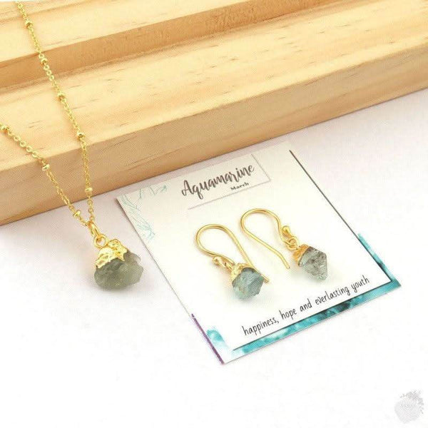 March Birthstone: Aquamarine Gemstone - Saras Beads & Jewellery