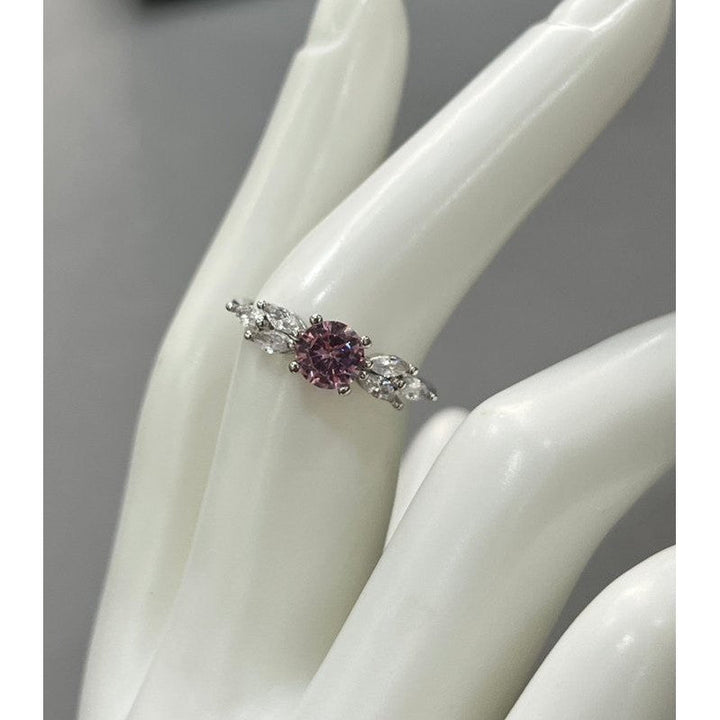 Radiant Bloom Rose Zirconia Ring