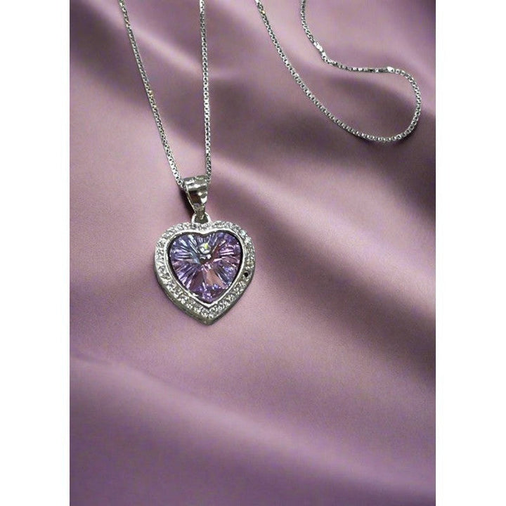 Radiant Heart Pendant Necklace