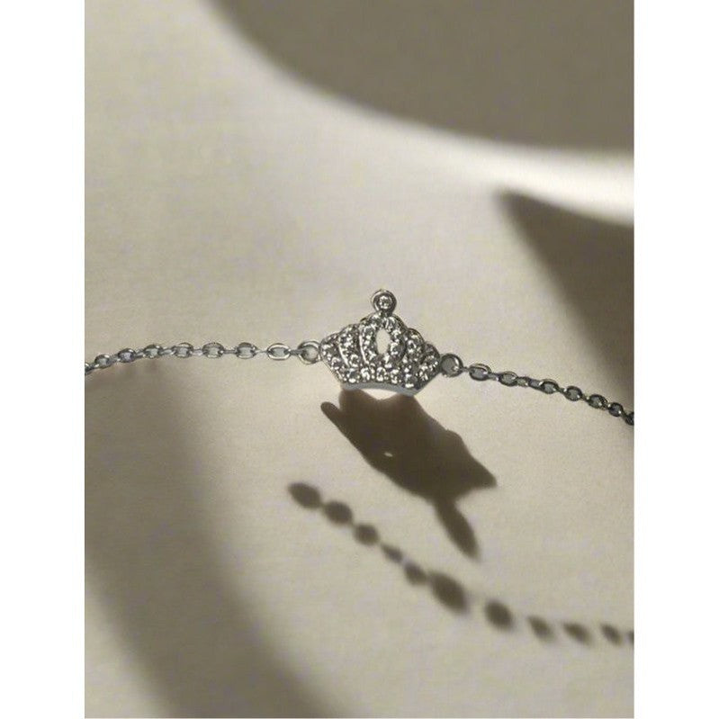 Royal Crown Sterling Silver Bracelet