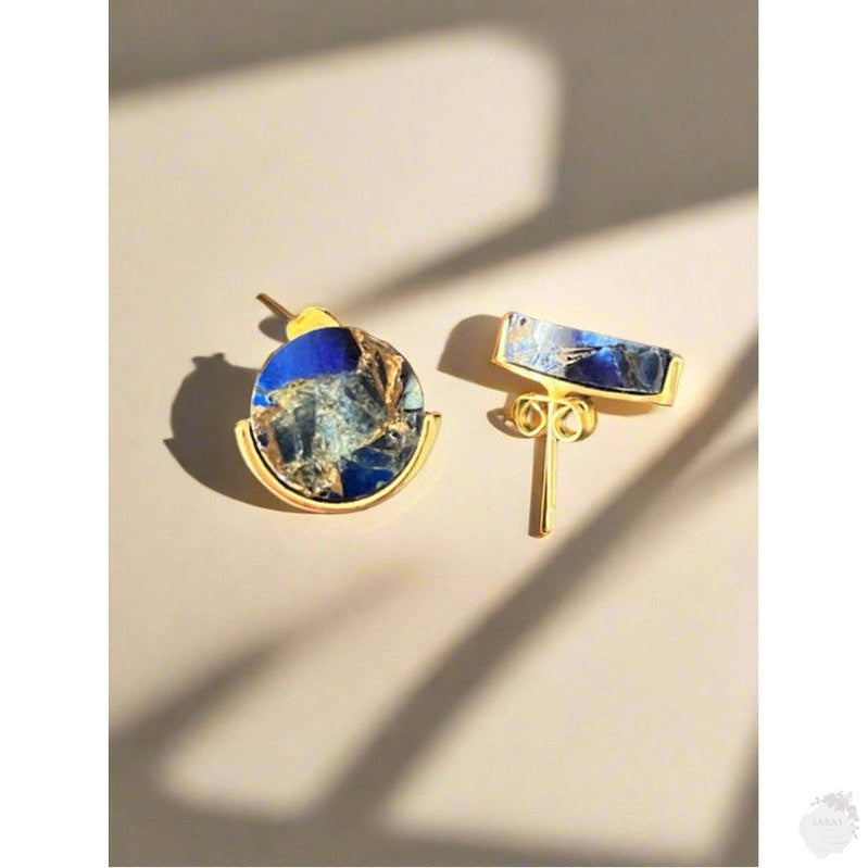 Sapphire Mohave Stud Earrings