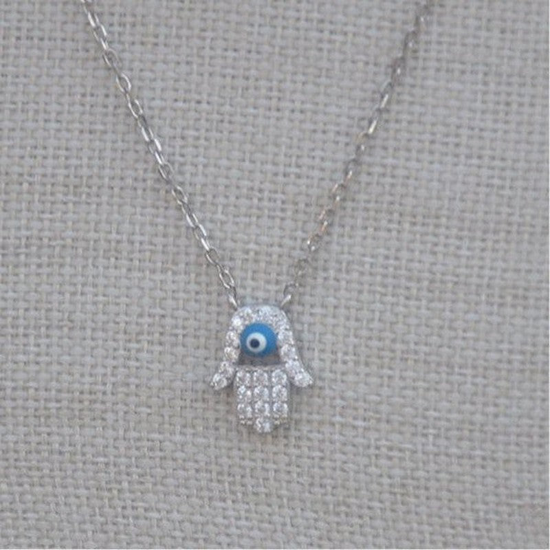 Small Hamsa Hand Necklace