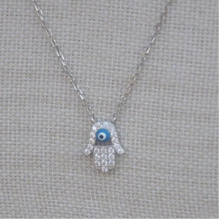 Small Hamsa Hand Necklace