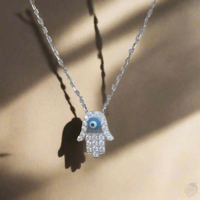 Small Hamsa Hand Necklace