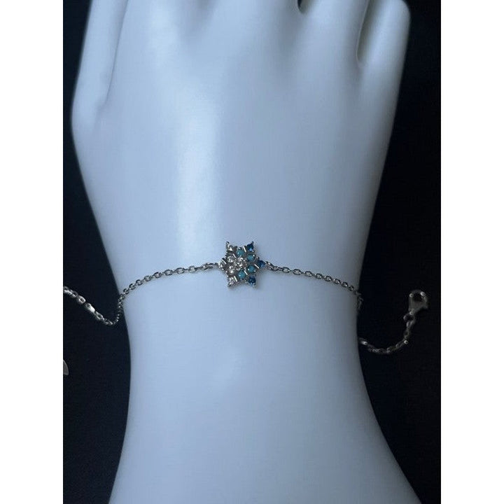 Star Shaped Sterling Silver Bracelet