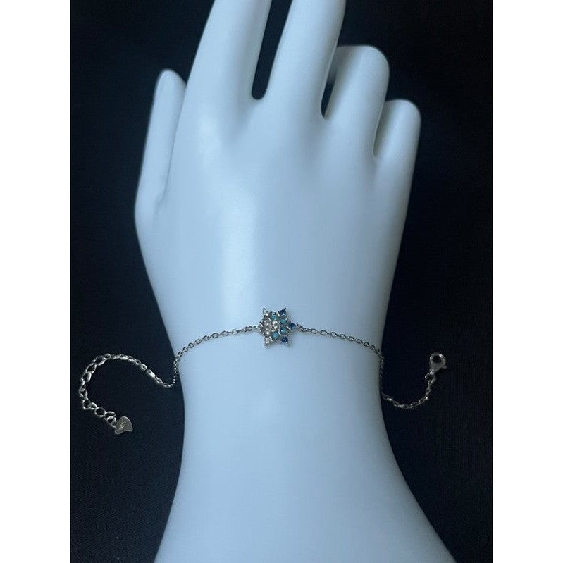 Star Shaped Sterling Silver Bracelet