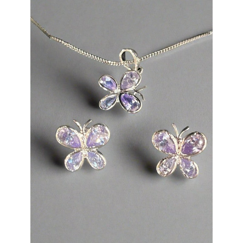 Stunning Purple Butterfly Fly Set: Add a Touch of Whimsy to Your Style