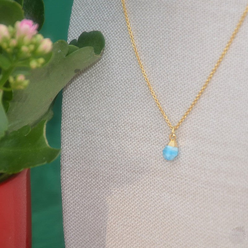 Turquoise Gold Plated Pendant