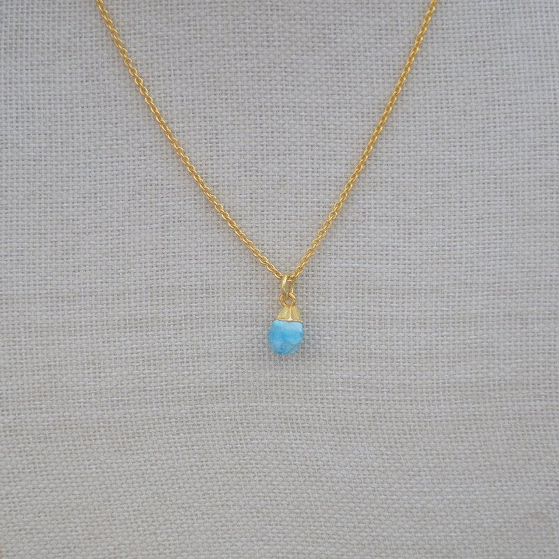 Turquoise Gold Plated Pendant