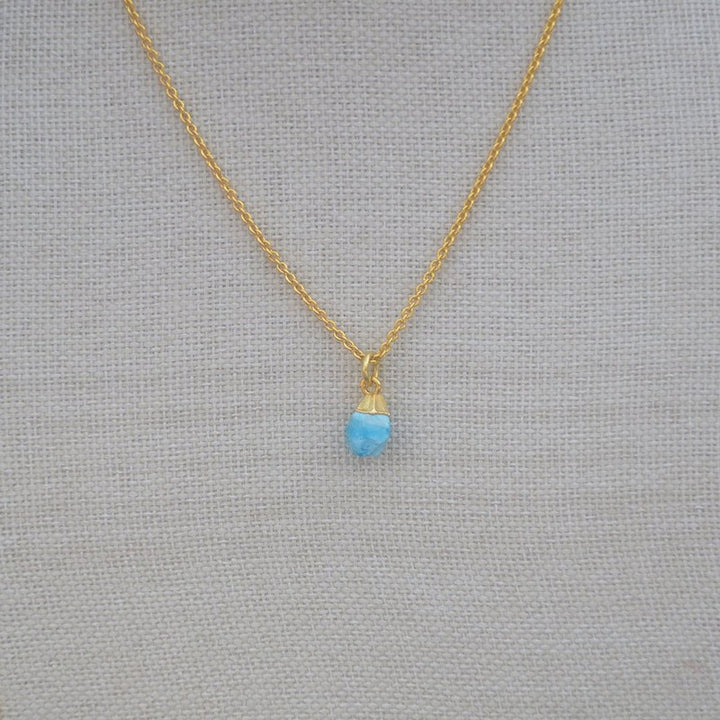 Turquoise Gold Plated Pendant