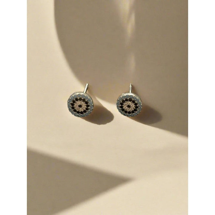 Ward off Negativity: Sterling Silver Evil Eye Set