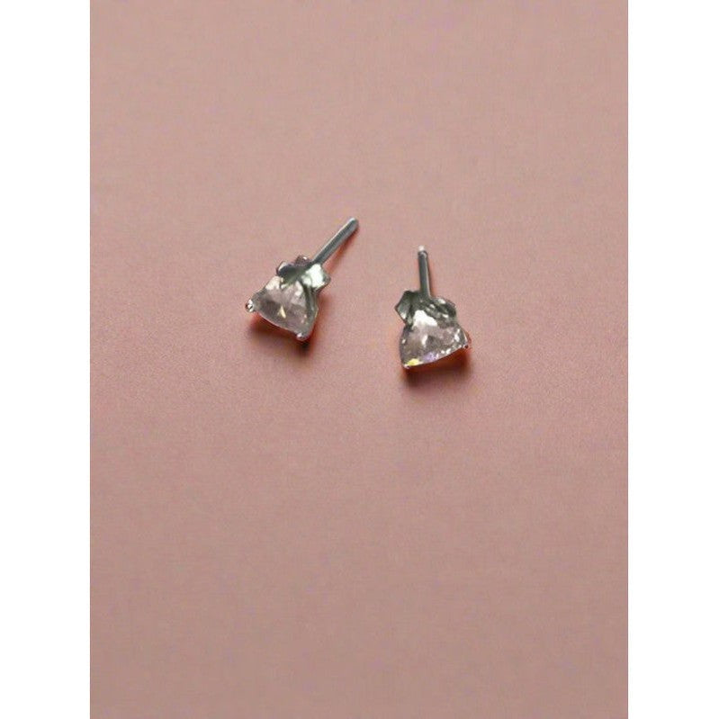 Wide Collection of Dazzling Love Sterling Silver Stud Earrings: Petite Sparkle for Every Occasion